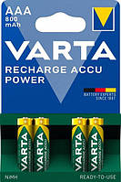 Акумулятор Varta Recharge ACCU R3 (AАА), 800 mAh Ni-MH, 4 шт.