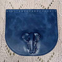 Клапан для сумки "Слон". Колір "Синій"