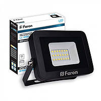 Світлодіодний прожектор Feron LL-852 20W 6400K IP65 чорний
