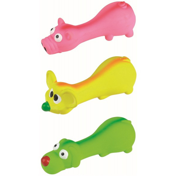 Іграшка для собак латексне звірятко з пищалкою 15 см TatraPet Toys&Fun в асортименті
