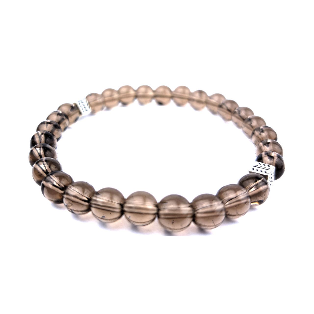 Мінік-раухтопаз. Браслет із натурального каменю, фото 1