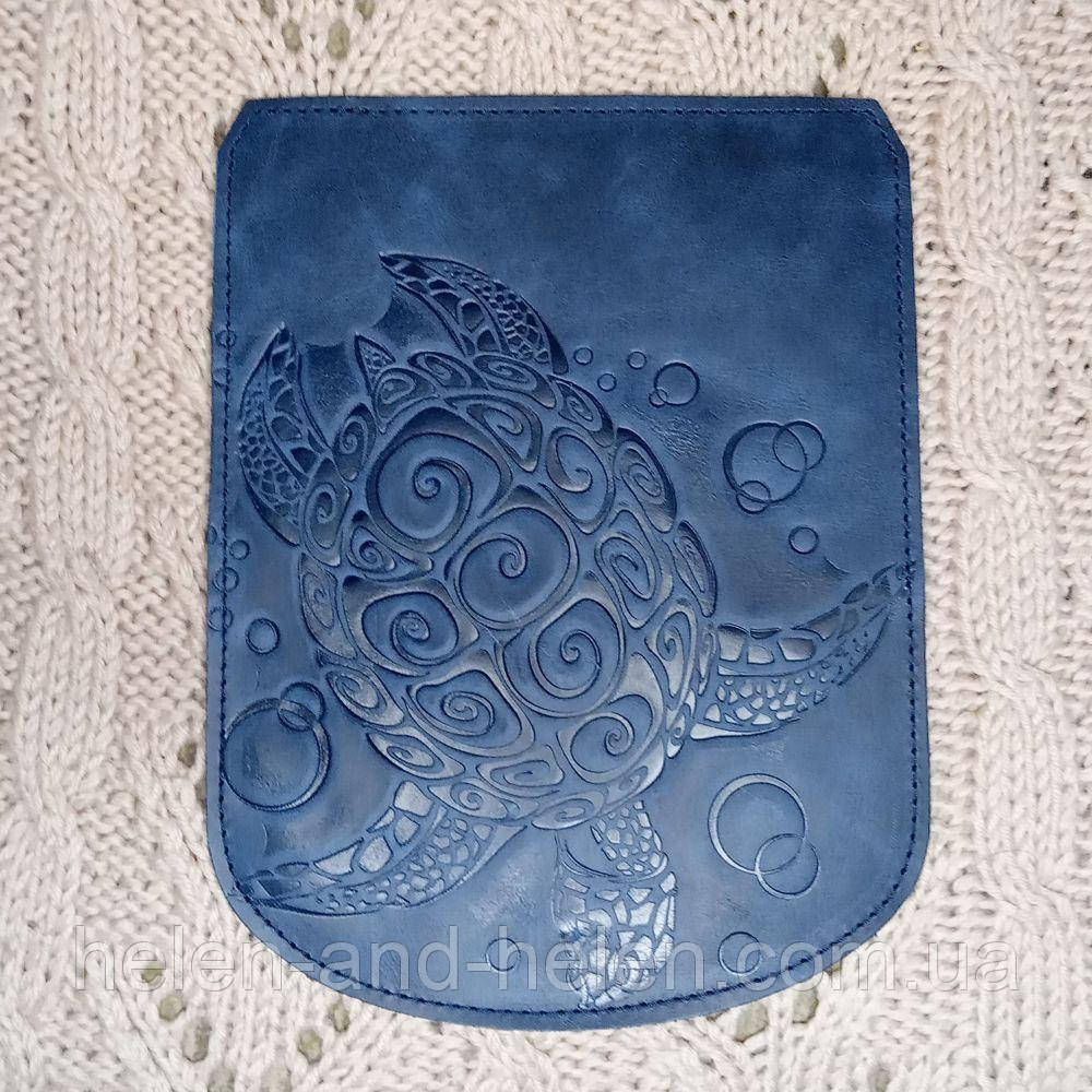 Клапан для рюкзака "Черепаха". Колір "Синій"., фото 1