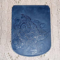 Клапан для рюкзака "Черепаха". Колір "Синій".