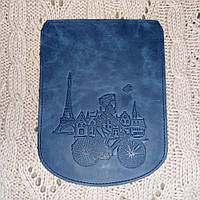 Клапан для рюкзака "Париж". Колір "Синій".