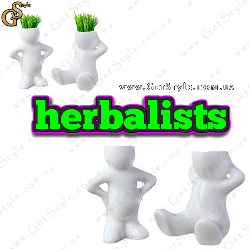 Керамические травянчики Herbalists Man 2 шт - фото 1 - id-p1305298390