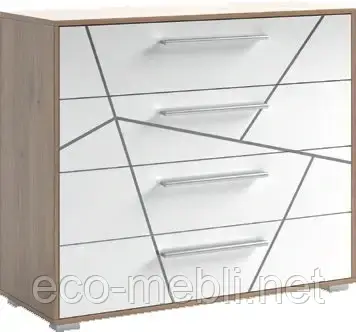 Комод 100 Тоні Світ Меблів дуб артизан/німфея альба, фото 1