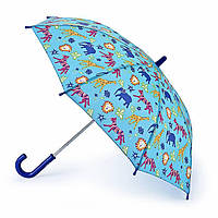 Дитячий парасолька-тростина Fulton Junior-4 C724 Jungle Chums джунглі