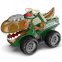 Машинка Dinosaur car (звук, подсветка, инерция, движущийся хвост, в коробке) SY 200-3