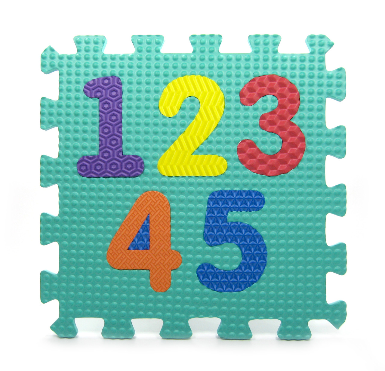 Килимок пазл EVA російська абетка/цифри масажний, розмір пазлу 31 х 31 см, фото 1