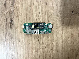 Контролер зарядки Lithium Battery Charger Board LED Dual USB 5V 2.4A Micro/Type-C