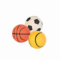 Trixie TX-3441 Спортивный мяч Trixie баскетбольный, для собак, 6 см,