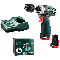 Шуруповерт аккумуляторный POWERMAXX BS BASIC,12V 2X2AH LI-ION//Metabo