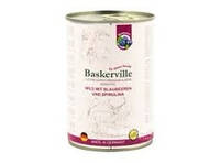 Влажный корм для собак Baskerville Sensitive Wild Mit Blaubeeren und Spirulina Оленина с черникой 400 г