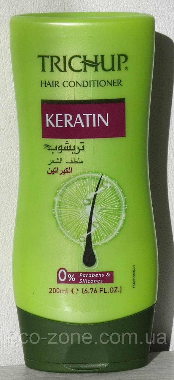 Кондиціонер Кератин Тричуп для відновлення волосся/Trichup Conditioner Keratin /200ml без SLS Термін до 08/2025