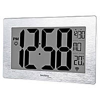 Годинник настінний температура календарь Technoline WS8019 Silver (WS8019)