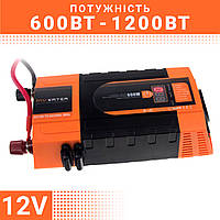 Преобразователь напряжения. Автомобильный инвертор INVERTER DC12V-AC220V 600-1200W