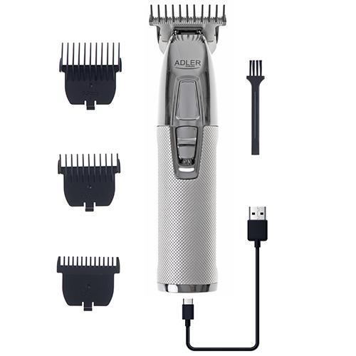 Професійний тример Adler AD 2836s 100Вт, USB (Type-C) зарядка, 5 годин роботи від батареї