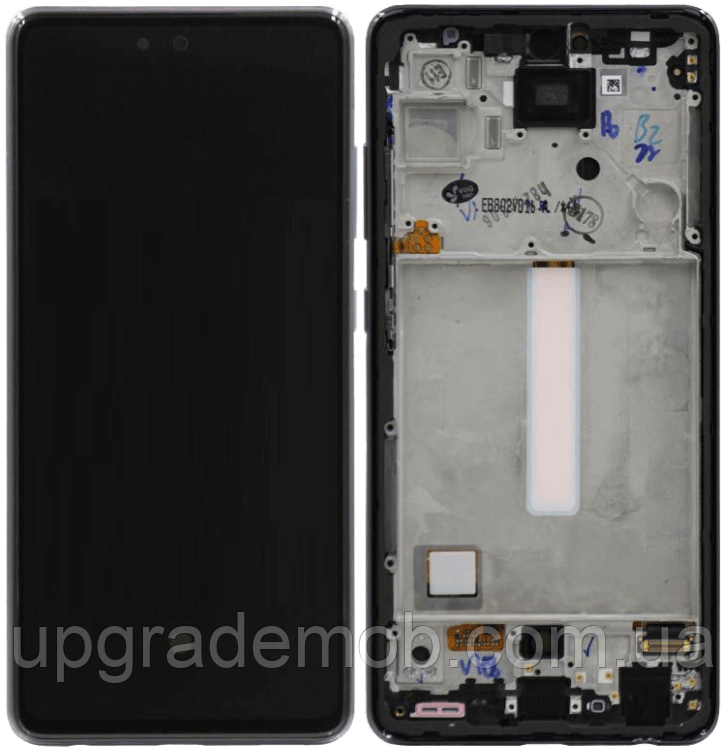 Дисплей модуль тачскрин Samsung A525 Galaxy A52 /A526 /A528 чорний OLED з рамкою Awesome Black