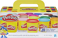 Набір пластиліну Плей-До 20 баночок Хасбро, Play-Doh Hasbro (A7924)