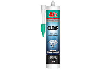 Клей-герметик All bond Clear 290 мл/380г (прозорий) Akfix