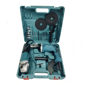 Набір Makita 2 в 1 дриль і болгарка / КШМ 9558 HN+Maketa HP 1630