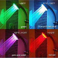 Светодиодная насадка для душа турбина LED Shower Bradex с подсветкой 4 цветовых режима! Новинка