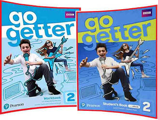 Go Getter 2. Student's+Workbook. Комплект книг з англійської мови. Підручник+Зошит. Pearson