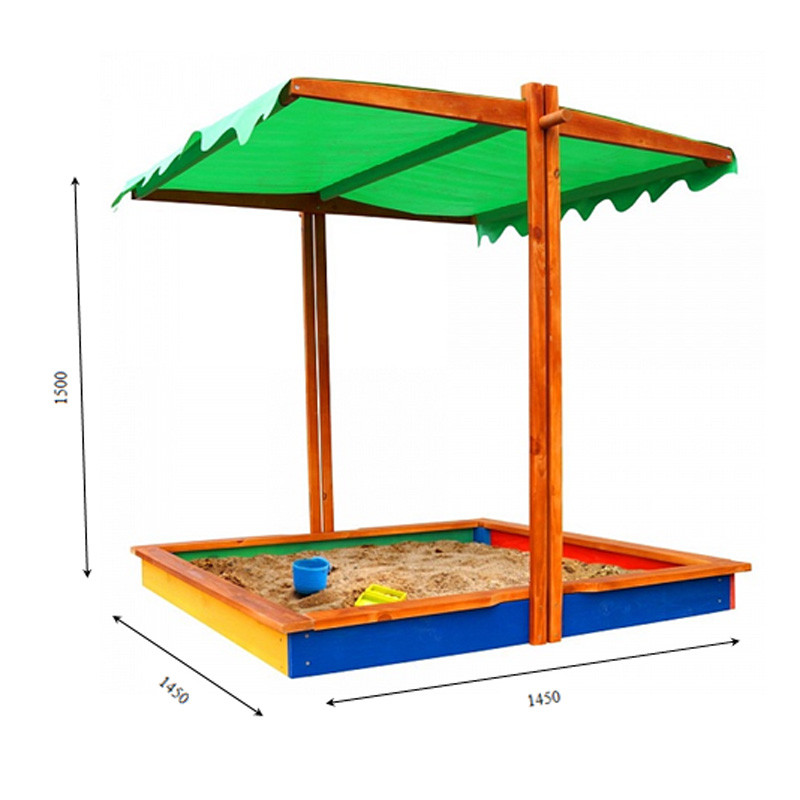 Дитяча пісочниця 145х140 см SportBaby-24
