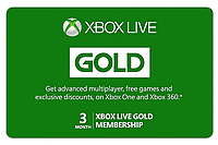 Xbox Live Gold 3 месяца - Официальная активация на любой аккаунт