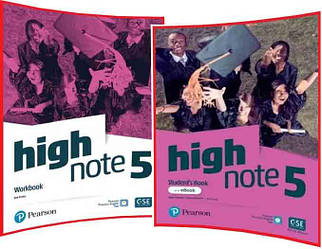 High Note 5. Student's+Workbook. Комплект книг з англійської мови. Підручник+Зошит. Pearson