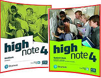 High Note 4. Student's+Workbook. Комплект книг з англійської мови. Підручник+Зошит. Pearson