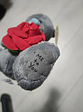 Мішка Тедді з трояндою 15 см  I love you, фото 3