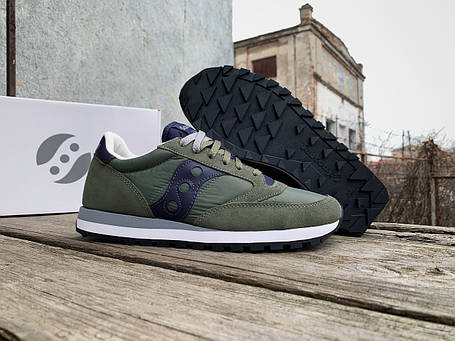 Чоловічі кросівки Saucony Jazz Original 2044-653s Forest Navy хакі Оригінал, фото 1