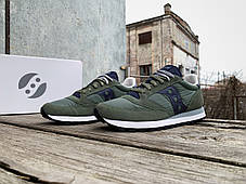 Чоловічі кросівки Saucony Jazz Original 2044-653s Forest Navy хакі Оригінал, фото 3