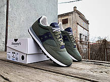 Чоловічі кросівки Saucony Jazz Original 2044-653s Forest Navy хакі Оригінал, фото 6