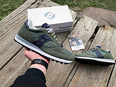 Чоловічі кросівки Saucony Jazz Original 2044-653s Forest Navy хакі Оригінал, фото 4