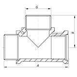 Трійник 1/2'' ВНН Koer KF.T06FMM (KF0067), фото 2