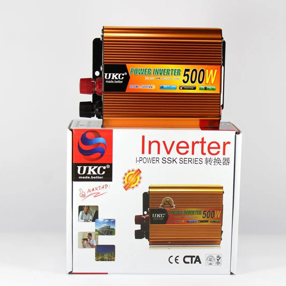 Інвертор перетворювач UKC AC/DC 500W 12 V SSK