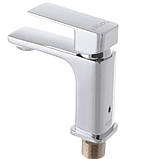 Змішувач для умивальника Cron Kubus 001 (CR0195), фото 4