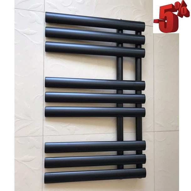 Чорний сушарка водяна 500х820 GRASSE 9 Arttidesign, фото 1