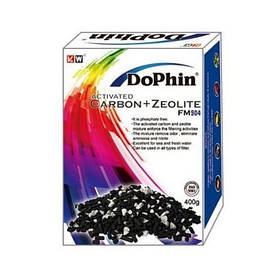 Наповнювач для акваріумного фільтра Dophin Activated Carbon Zeolite активоване вугілля й цеоліт 400 г