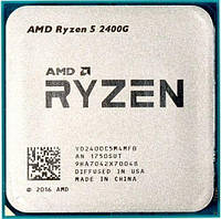 Процессор AMD AM4 Ryzen 5 2400G (3.6GHz 4 Core 8 Thread 4Mb Radeon Vega 11) Refurbished Tray