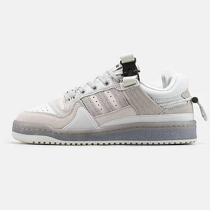 Жіночі Кросівки Adidas Forum Low x Bad Bunny Grey / Адідас Форум Низькі Бед Банні Сірі, фото 1