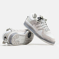 Жіночі Кросівки Adidas Forum Low x Bad Bunny Grey / Адідас Форум Низькі Бед Банні Сірі, фото 6
