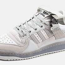 Жіночі Кросівки Adidas Forum Low x Bad Bunny Grey / Адідас Форум Низькі Бед Банні Сірі, фото 5