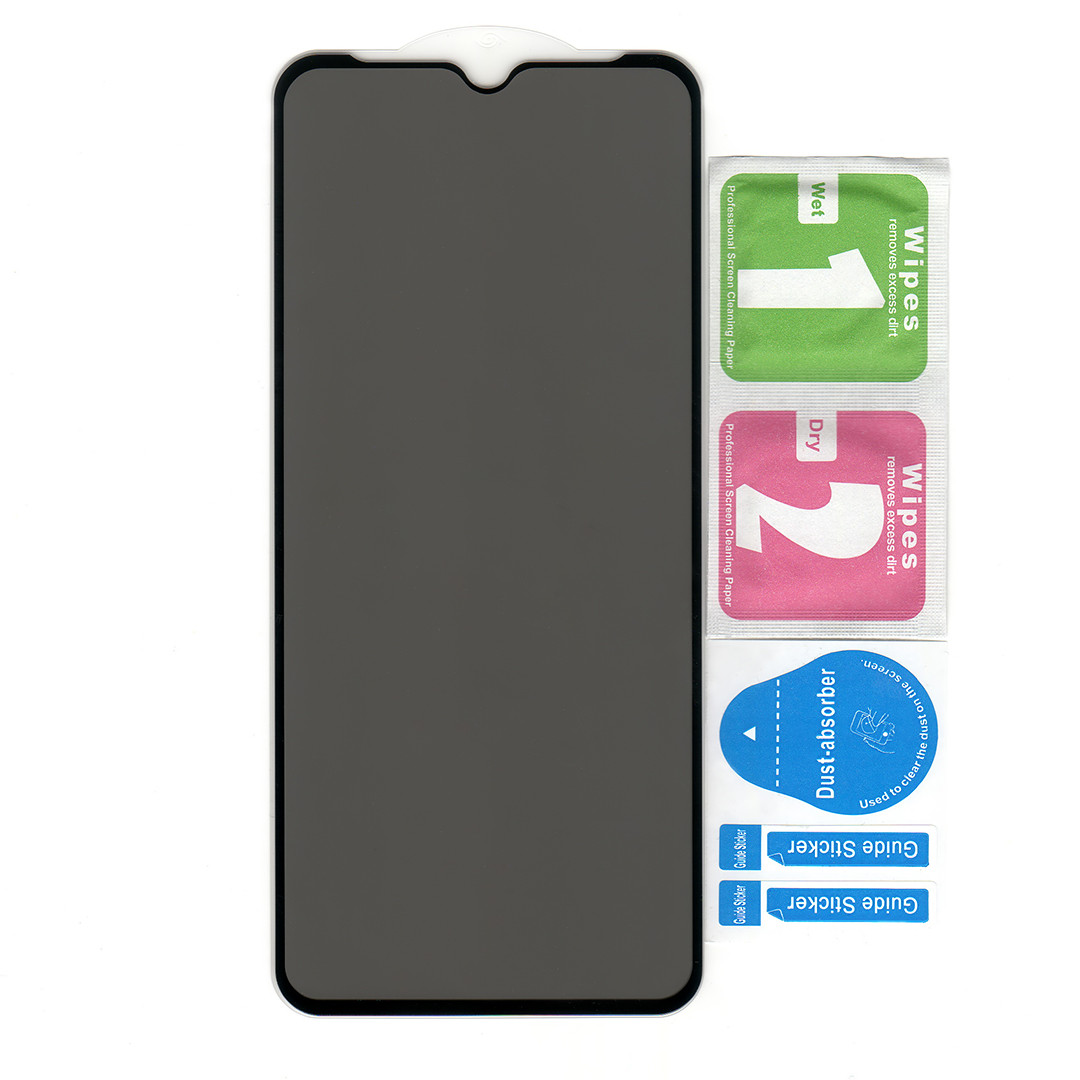 Антишпигунське захисне скло для Samsung Galaxy A23 (sm-a235) | Privacy | Full Glue