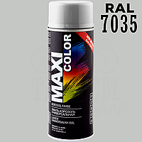 Краска (эмаль) универсальная Maxi Color, 400 мл Аэрозоль Светло-серый (RAL 7035)