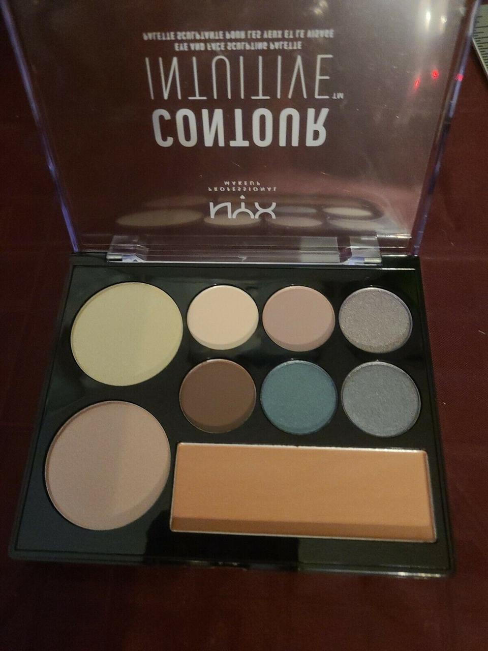 Палетка NYX Cosmetics Contour Intuitive Palette (Smoke & Pearls) - фото 5 - id-p844680922
