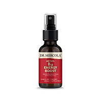 Вітамін B12, смак ожини, Methyl B12 Energy Boost, Dr. Mercola, спрей 29 мл