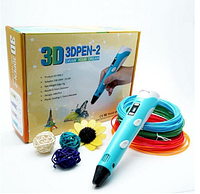 3D ручка с LCD Дисплеем 3D Pen-2 Голубая, Buy now